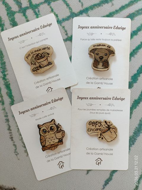 Petits cadeaux personnalisés