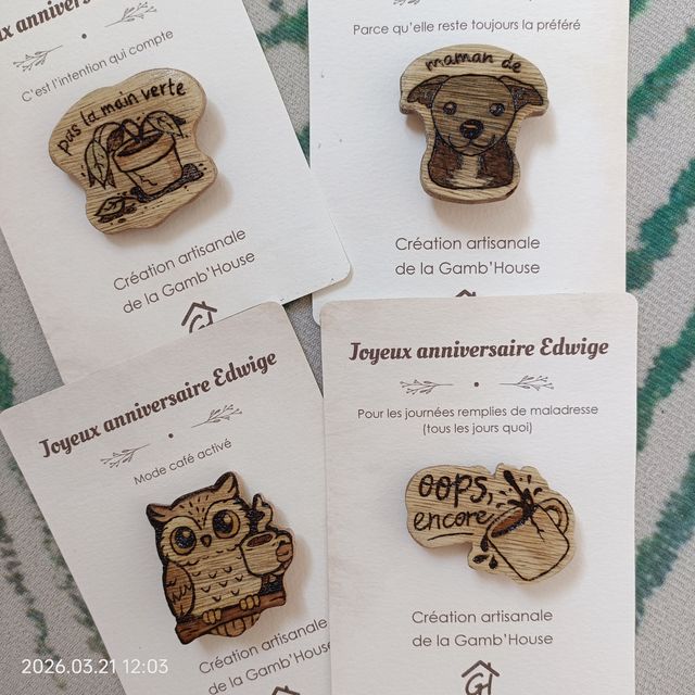 Petits cadeaux personnalisés