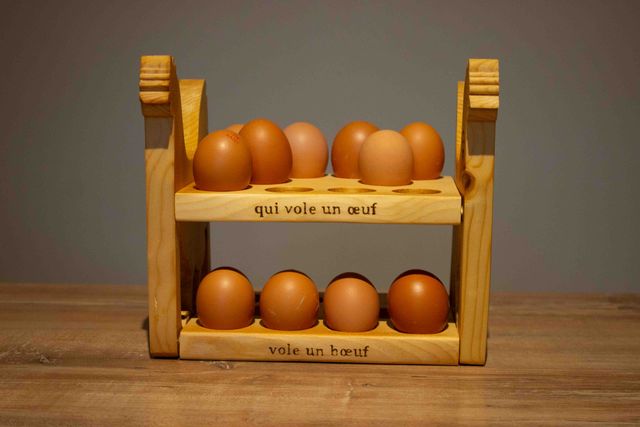 Range-œufs poules