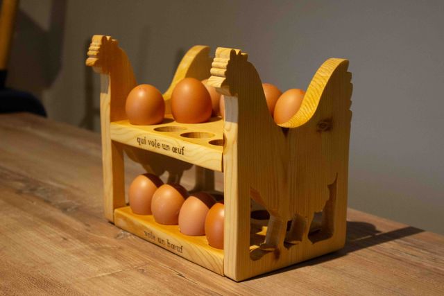 Range-œufs poules