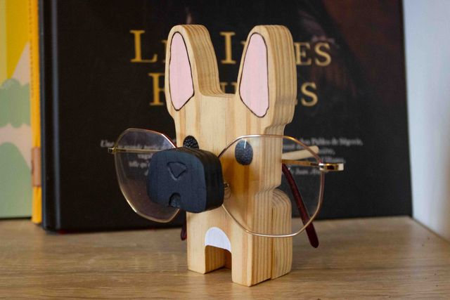 Porte-lunettes chien