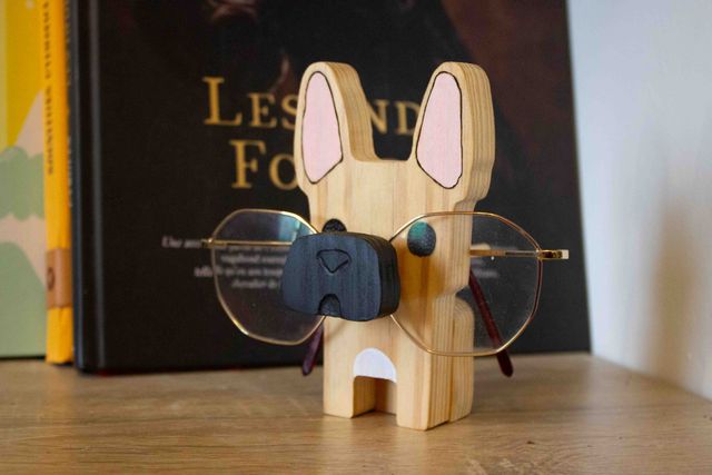Porte-lunettes chien